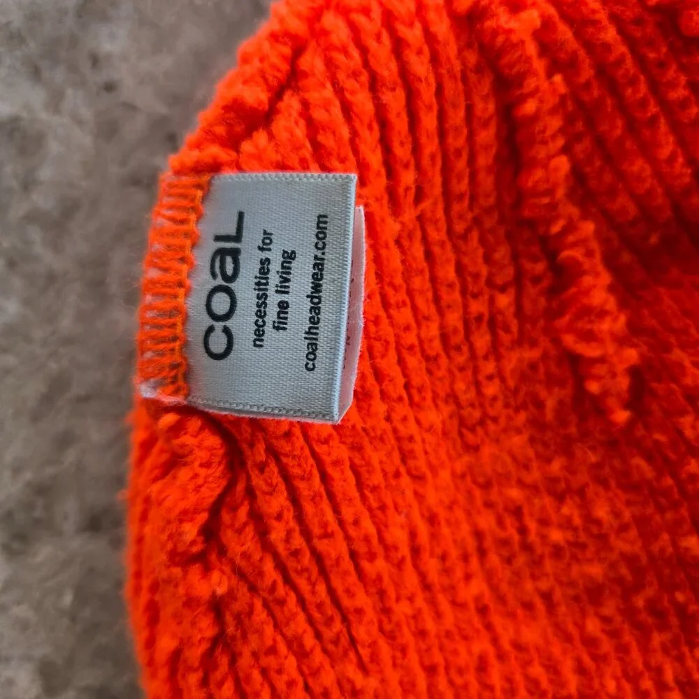 Coal Youth Beanie Hat Orange Size OS Unisex